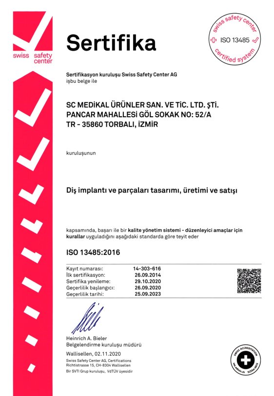 Sertifikalar