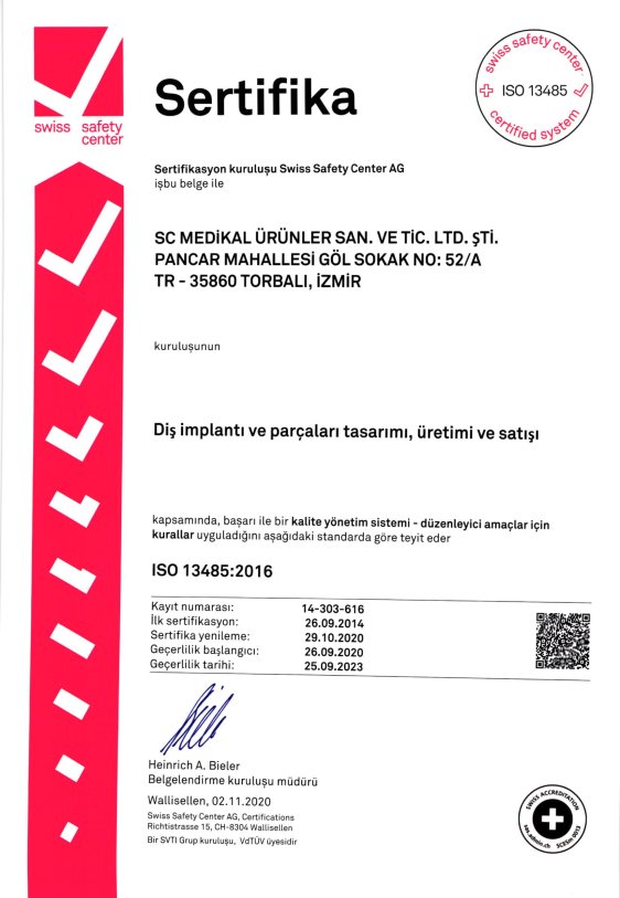 Sertifikalar