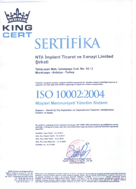 Sertifikalar