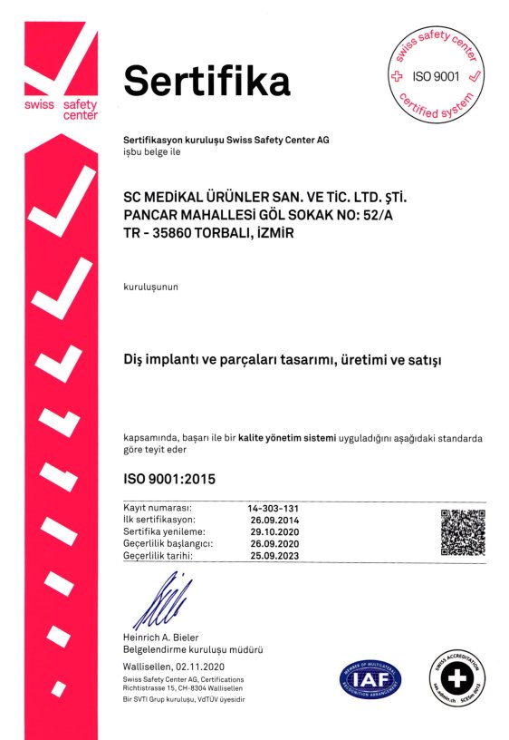 Sertifikalar