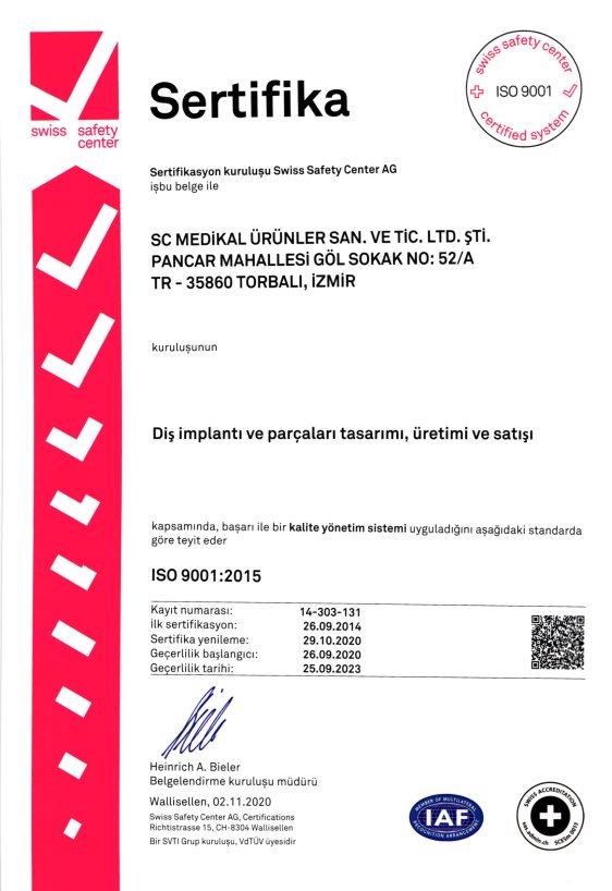 Sertifikalar